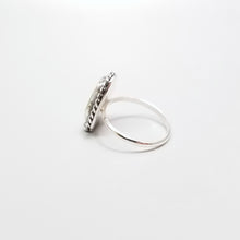 Natural Sea Glass Ring Sterling Silver Size 6.75