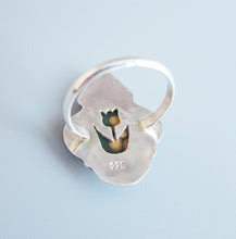 Sterling Silver Ocean Jasper Ring-Size 6.75