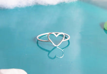 Dainty Heart Ring-Sterling Silver-14K Gold Filled