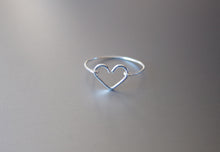 Wire Dainty Heart Ring-Sterling Silver