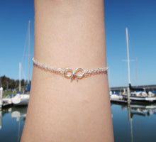 Bow Bracelets-Bridesmaid Gift Set of 5,6,7,8,9,10,11,12-Sterling Silver
