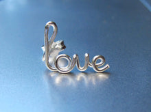 Single Love Earring-Sterling Silver-14K Gold-Rose Gold Filled