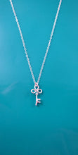 Wire Dainty Trefoil Key Necklace-Sterling Silver-14k Gold-Rose Gold Filled