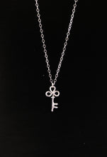 Wire Dainty Trefoil Key Necklace-Sterling Silver-14k Gold-Rose Gold Filled