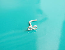 Tiny Infinity Piercing Nose Ring-Sterling Silver-14K Gold-Rose Gold Filled