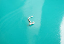 Tiny Infinity Piercing Nose Ring-Sterling Silver-14K Gold-Rose Gold Filled
