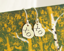 Hug and Kiss Earrings-Sterling Silver