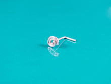 Tiny Swirl Nose Ring Earring-Sterling Silver-14K Gold-Rose Gold Filled
