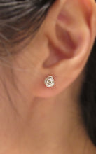 Wire Rose Earrings-Sterling Silver-14K Gold-Rose Gold Filled