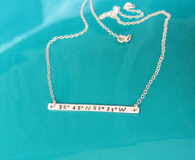 Location Necklace Sterling Silver