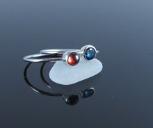Natural London Blue Topaz Ring-Sterling Silver
