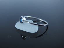 Natural London Blue Topaz Ring-Sterling Silver