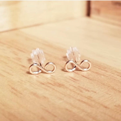 Dainty Infinity Earrings-Sterling silver - 14k Gold-Rose Gold Filled