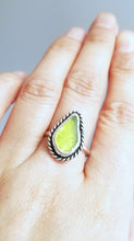 Genuine Sea Glass Ring Sterling Silver Size 7.5