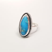 Kingman Turquoise Ring-Size 8 Sterling  Silver
