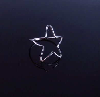 Dainty Handmade Star Ring-Sterling Silver-14K Gold Filled