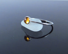 November Birthstone Ring Citrine-Sterling Silver