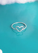 Dainty Heart Ring-Sterling Silver-14K Gold Filled