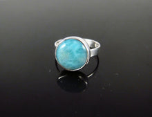 Larimar Ring-Size 6.5-Sterling Silver