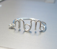 Dainty Wire Mom Ring-Sterling Silver