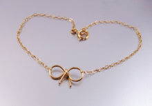 Simple Bow Bracelet-14K Gold-Rose Gold Filled