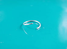 Hoop Piercing Nose Ring-Sterling Silver-14K Gold-Rose Gold Filled