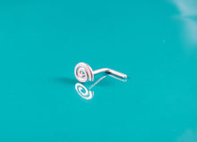 Tiny Swirl Nose Ring Earring-Sterling Silver-14K Gold-Rose Gold Filled